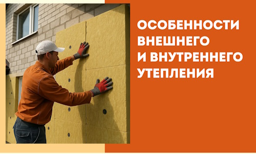 Какие особенности внешнего и внутреннего утепления в Сатке