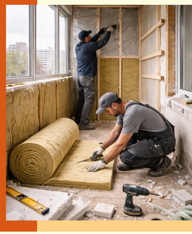 Утепление балкона под ключ в Сатке качественно и быстро